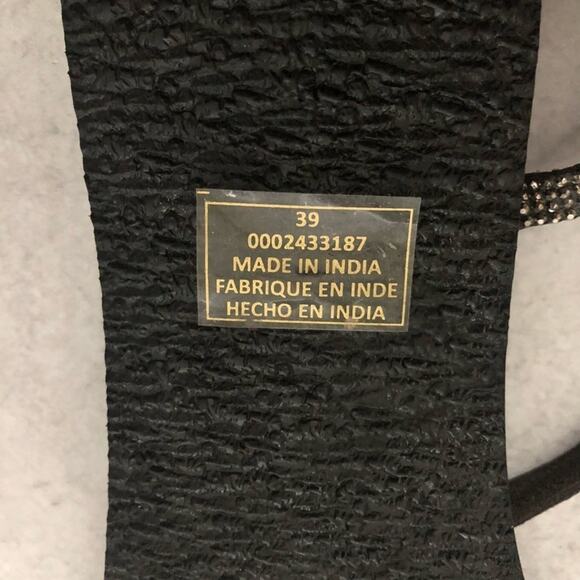 Free People Black Crystal Cove Sandal NEW - Picture 6 of 8